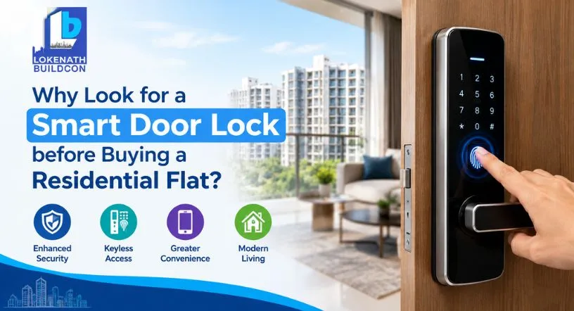 Why Look for a Smart Door Lock before Buying a Residential Flat?